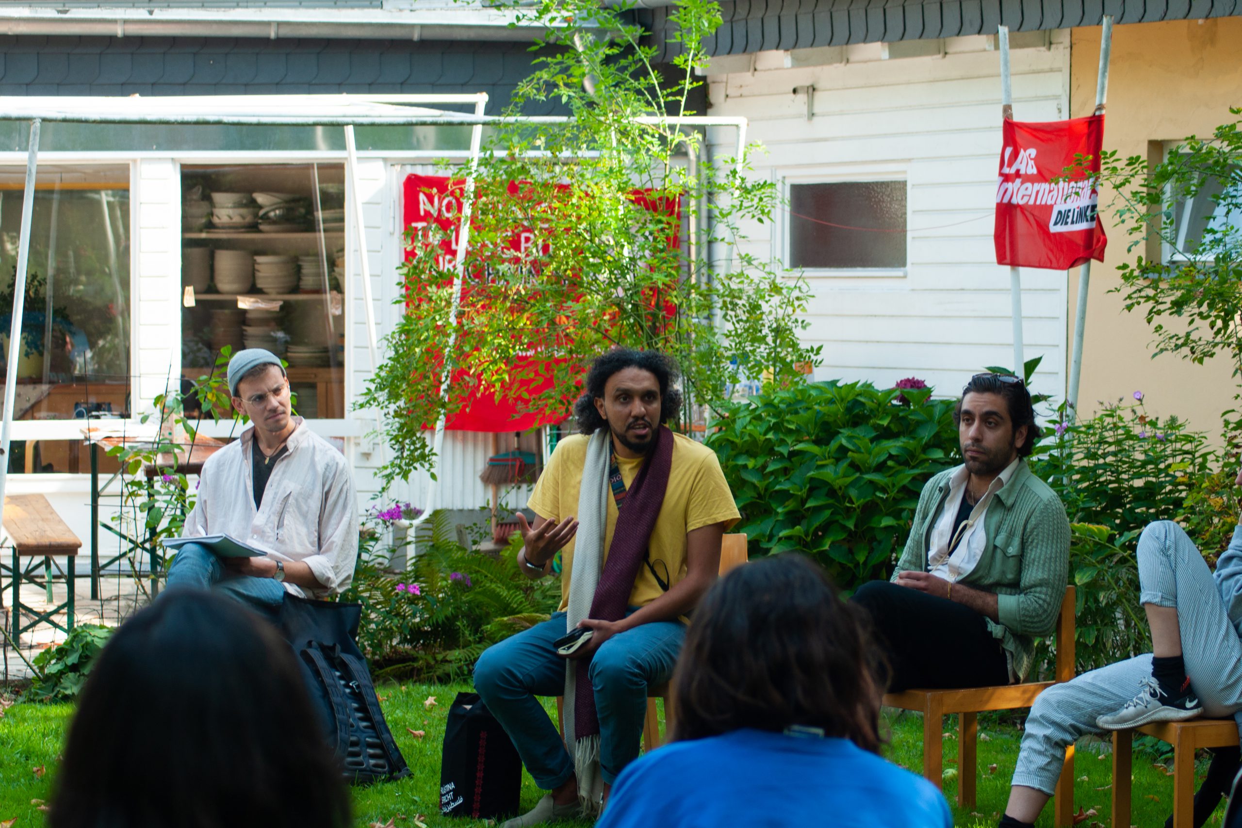 Activists participating in a workshop at Hermsdorf