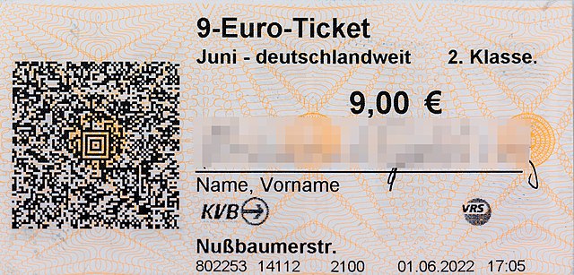 germany travel ticket 9 euro