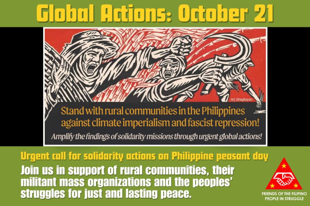 Urgent solidarity needed with militarized rural communities in the Philippines!